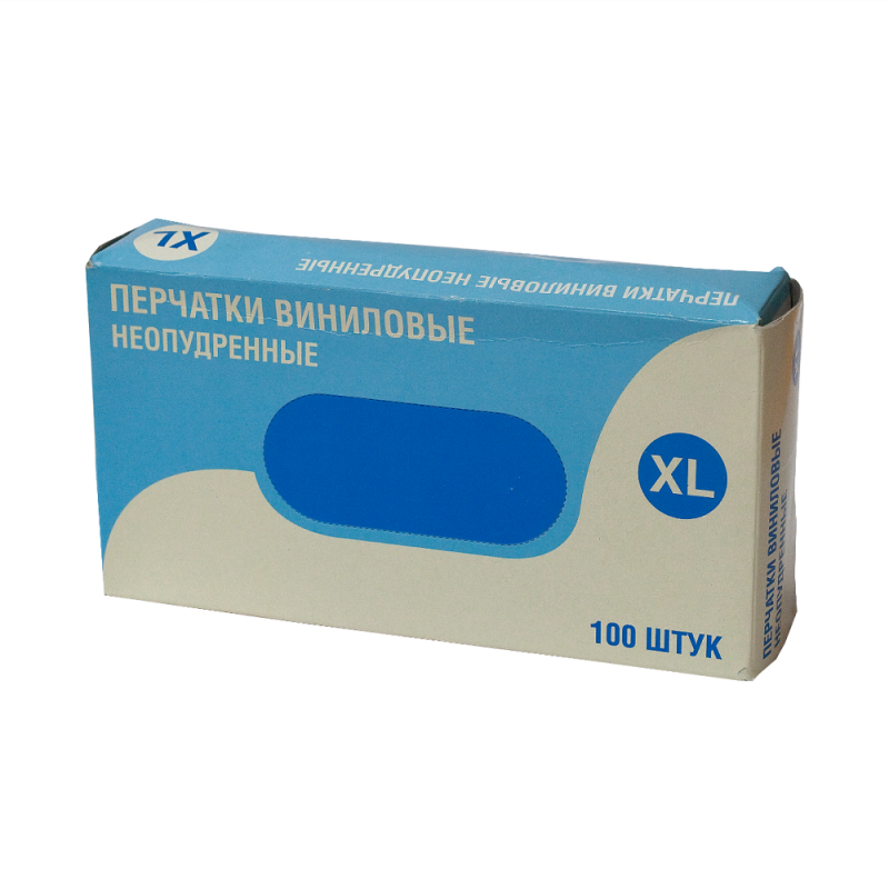 Перчатки виниловые р. XL (100 шт./уп.)